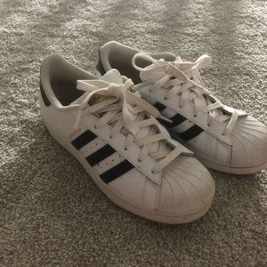 Adidas original superstars black white 7.5